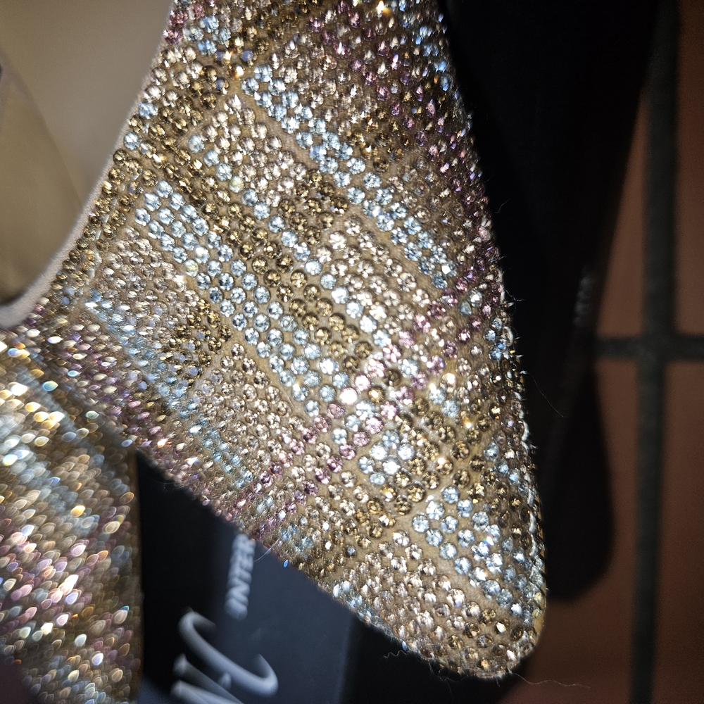 INC Rhinestone Plaid Heels - Picture 7 of 7